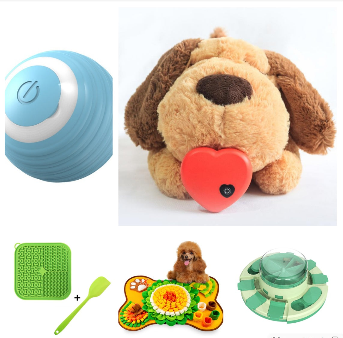 Smart Dog Toy Ball Electronic Interactive Pet Toy Moving Ball USB