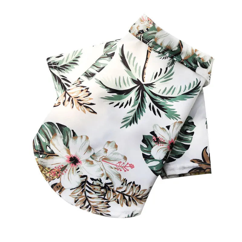Hawaiian Shirt Pet Dog Summer Sand Beach Fun