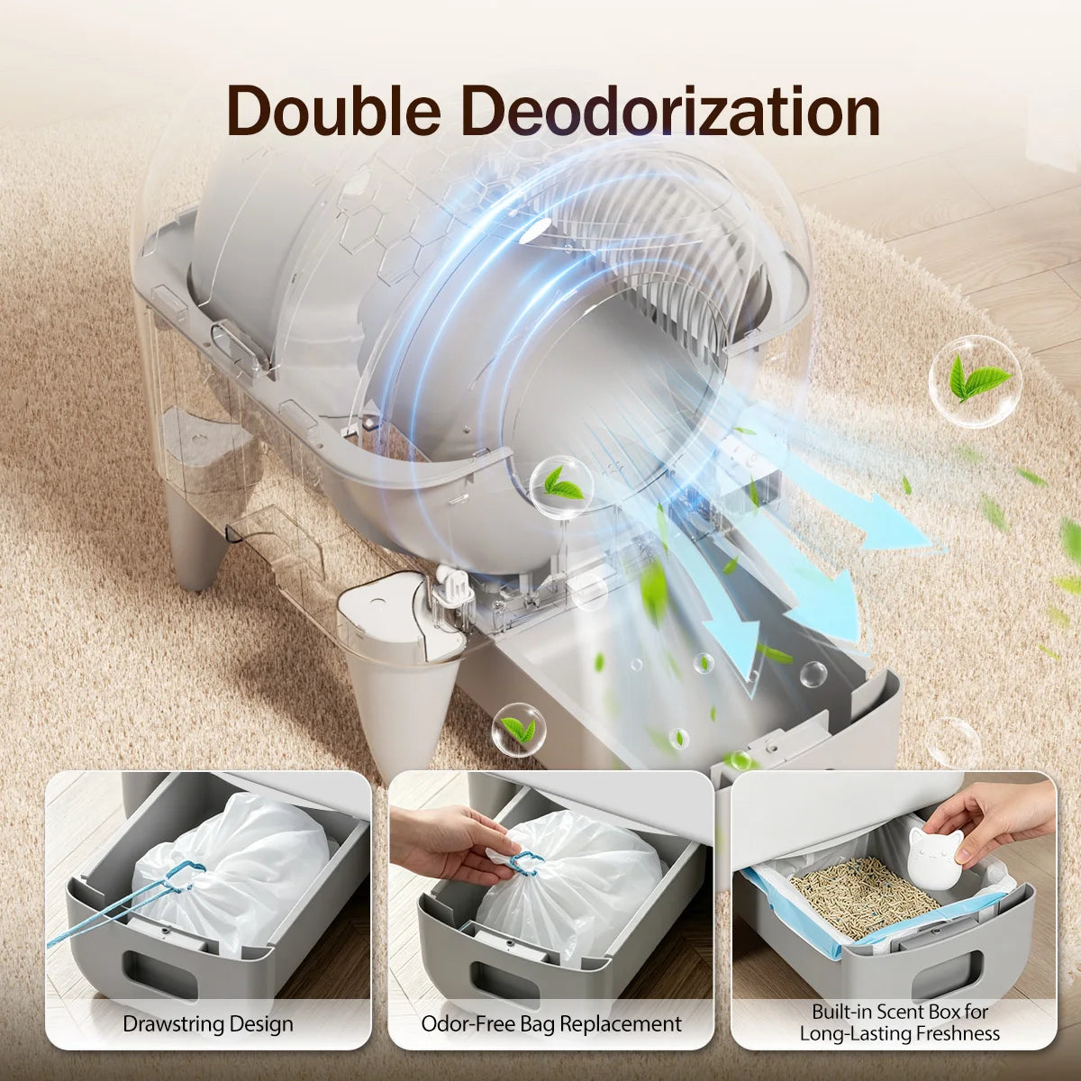 95L Automatic Smart Cat Litter Box