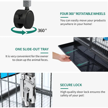 4-Tiers Metal Small Animal Cage