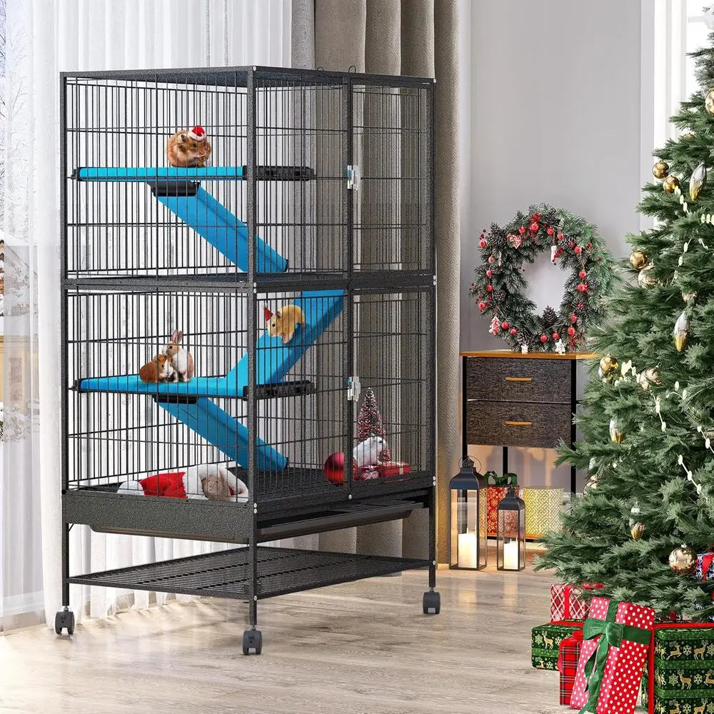 4-Tiers Metal Small Animal Cage
