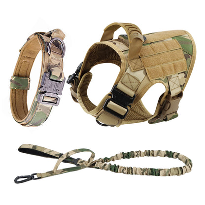Large Dog Harness And Leash Set Pet