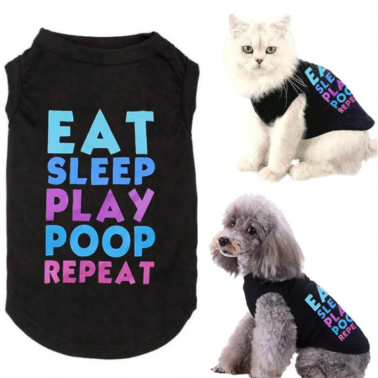 Cat Dog T-Shirt Breathable Stretchy