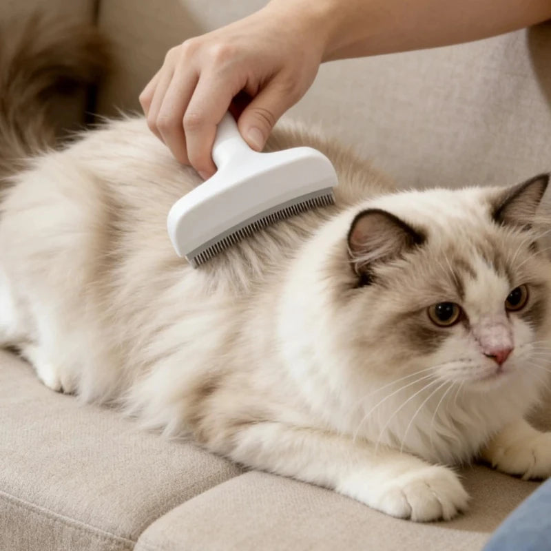 2pc  V-shaped large pet comb