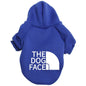 Pet Hoodie "The Dog Face" Text Pattern