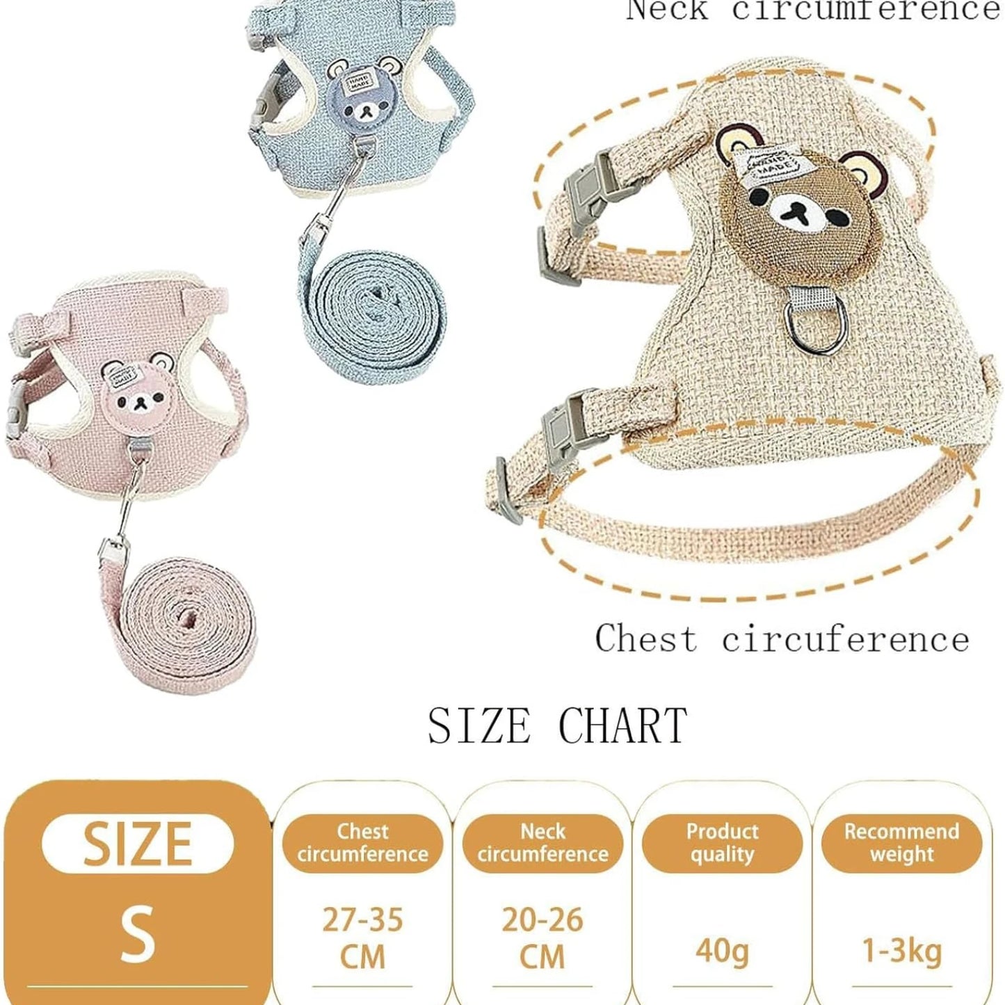 Cute Harness Leash Set