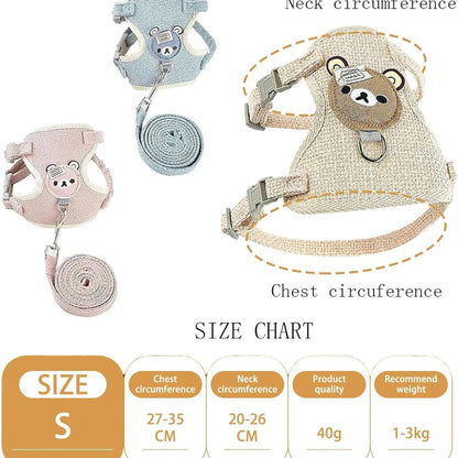 Cute Harness Leash Set