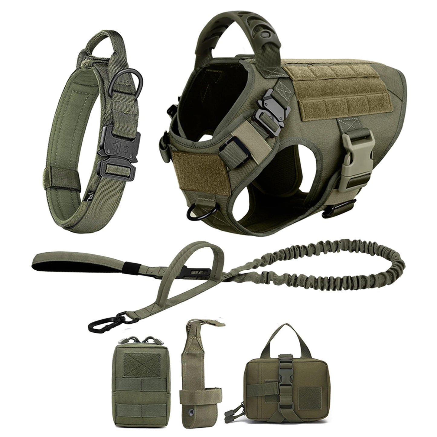 Large Dog Harness And Leash Set Pet