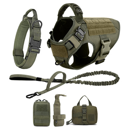 Large Dog Harness And Leash Set Pet
