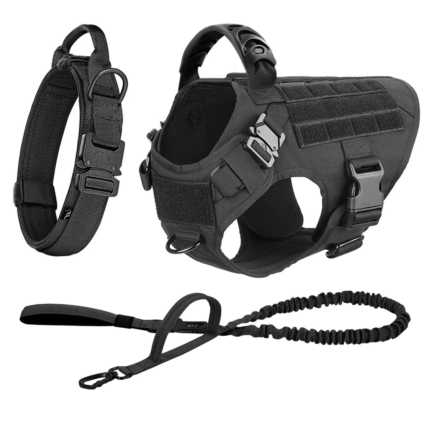 Large Dog Harness And Leash Set Pet