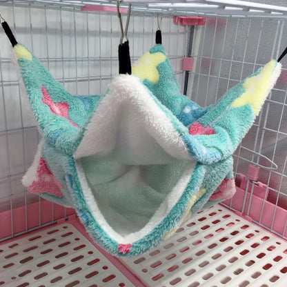 Double Layered Hamster Cage Sleeping Hammock