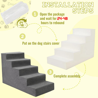 4-Tier/5-Tier Pet Stairs For Small Animals