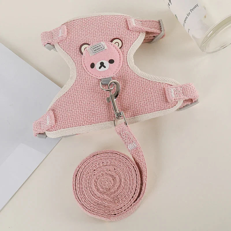 Cute Harness Leash Set