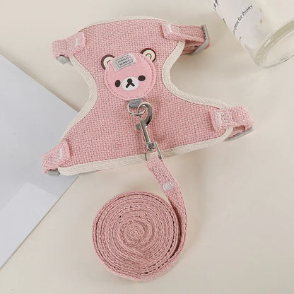 Cute Harness Leash Set