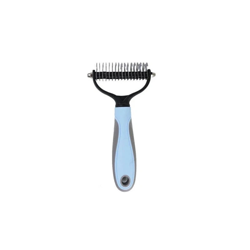 Deshedding Two Sided Hair Removal Brush for Dogs Cats