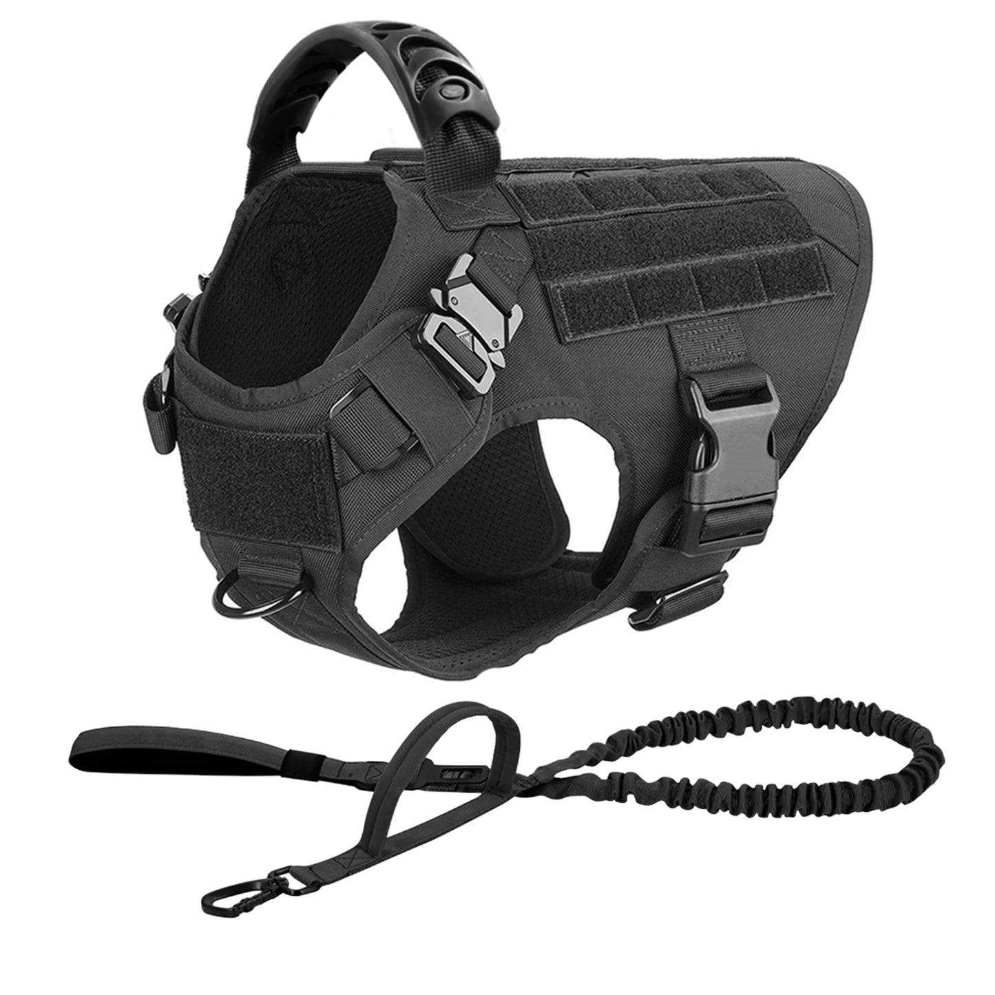 Large Dog Harness And Leash Set Pet