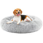 Anti-Slip Round Fluffy Plush Faux Fur Pet Bed