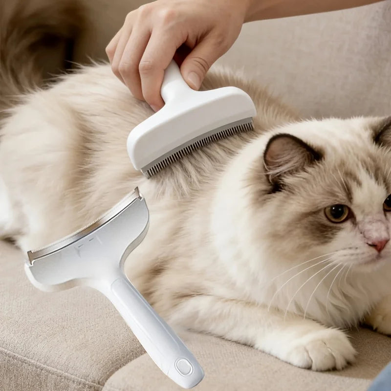 2pc  V-shaped large pet comb