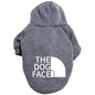 Pet Hoodie "The Dog Face" Text Pattern