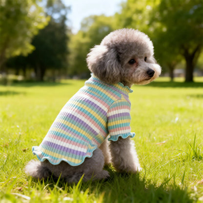 Wide Elastic Stripes Pet Dog Clothes