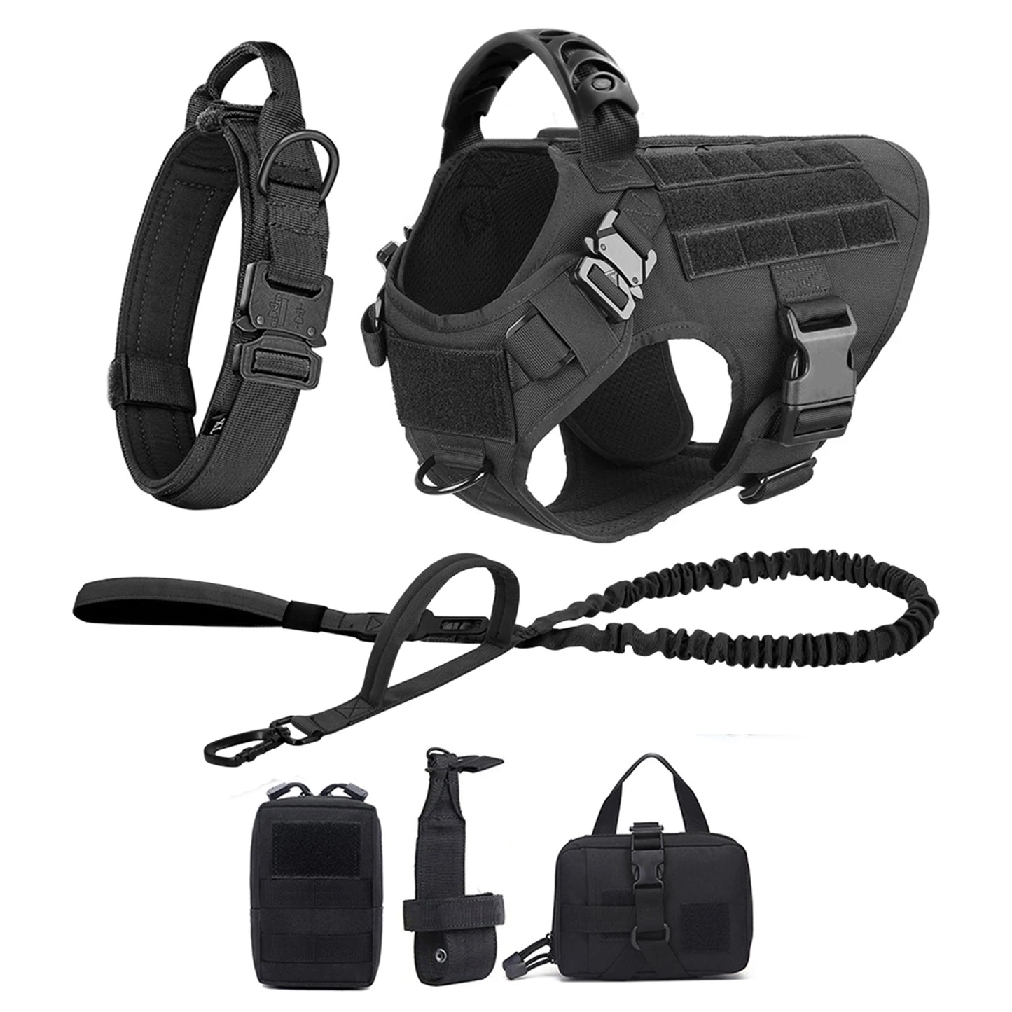 Large Dog Harness And Leash Set Pet