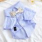 Pet Clothes Bowknot Striped Shirts