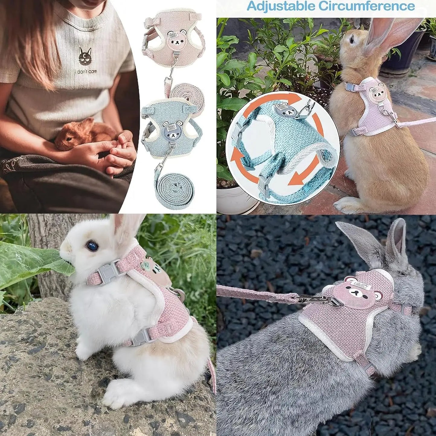 Cute Harness Leash Set