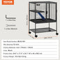 64.6" 4-Tier Small Animal Cage