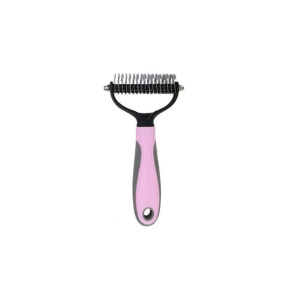 Deshedding Two Sided Hair Removal Brush for Dogs Cats
