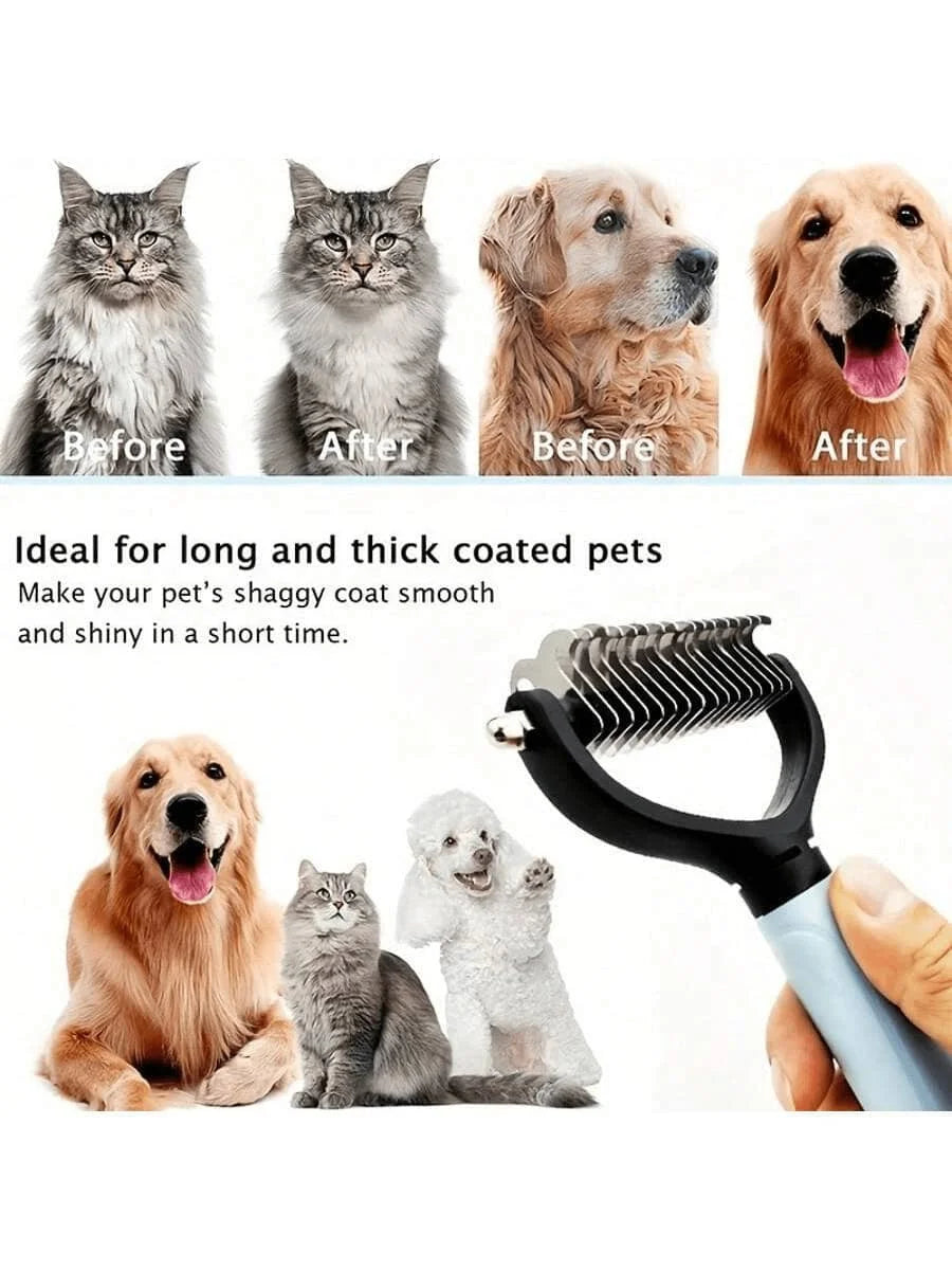 1PC Double-Sided Self-Cleaning Comb