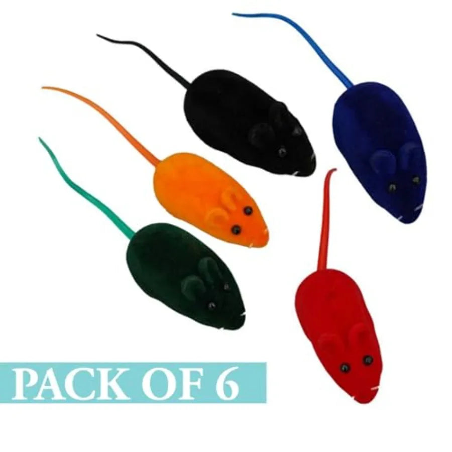 6Pcs squeaking sound interactive toy