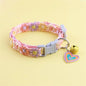 Fashion Rainbow Flower Collar With Bell