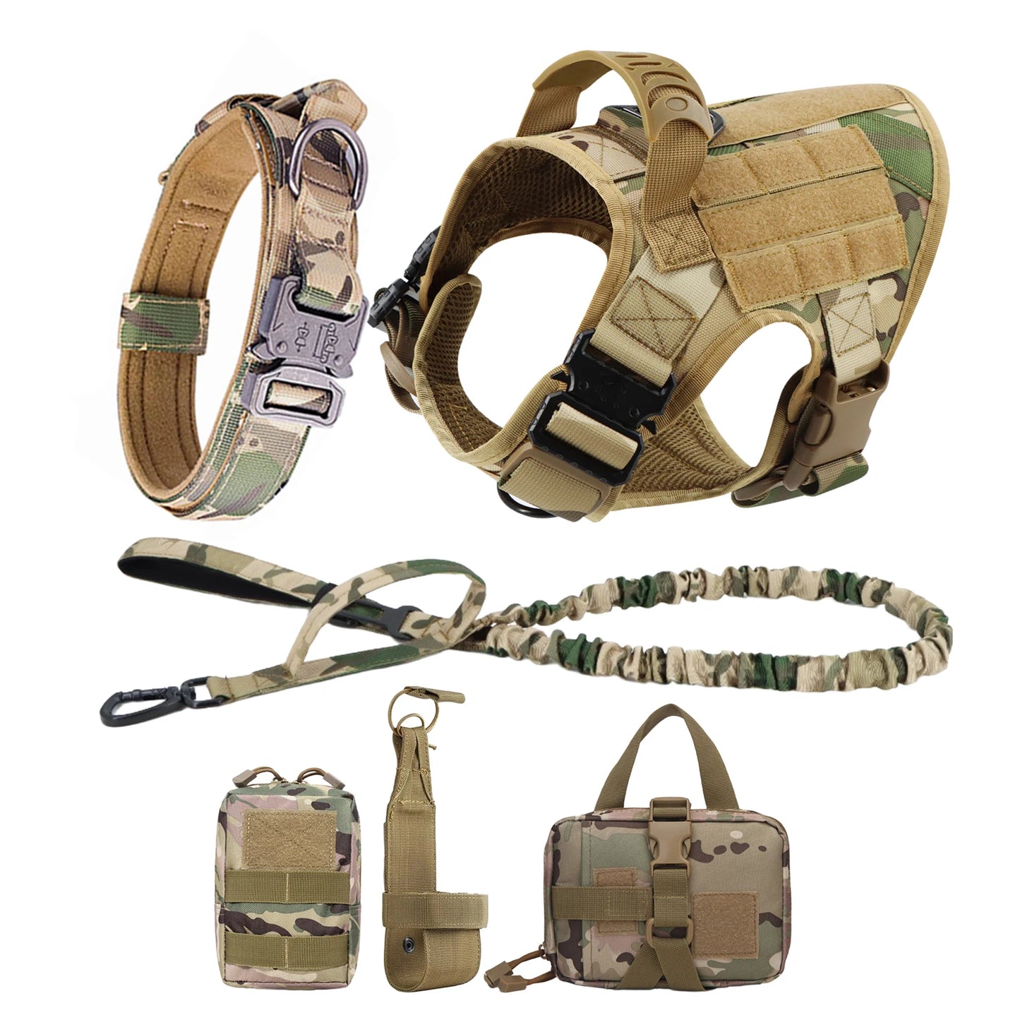 Large Dog Harness And Leash Set Pet