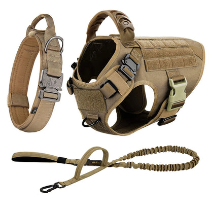 Large Dog Harness And Leash Set Pet