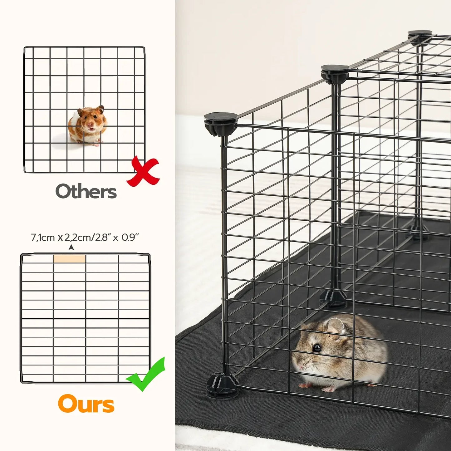 24 Panels Small Animal Playpen