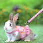 Rabbit Harness with Leash Cute Adjustable Buckle