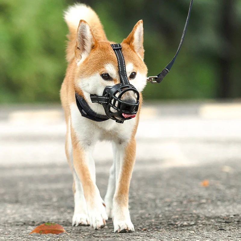 Pet Dog Soft Silicone Muzzle