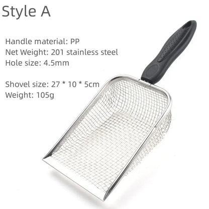 Long Handle Stainless Steel Metal Shovel