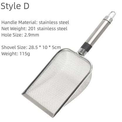 Long Handle Stainless Steel Metal Shovel