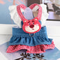 Lace Pet Apparel Harness Dresses For Little Small Dogs