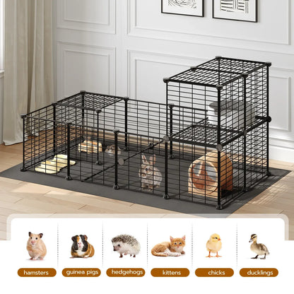 24 Panels Small Animal Playpen