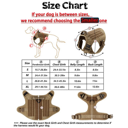 Large Dog Harness And Leash Set Pet