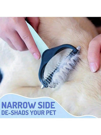 1PC Double-Sided Self-Cleaning Comb