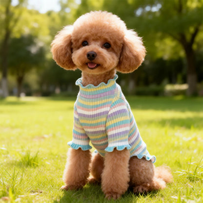 Wide Elastic Stripes Pet Dog Clothes