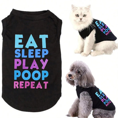 Cat Dog T-Shirt Breathable Stretchy