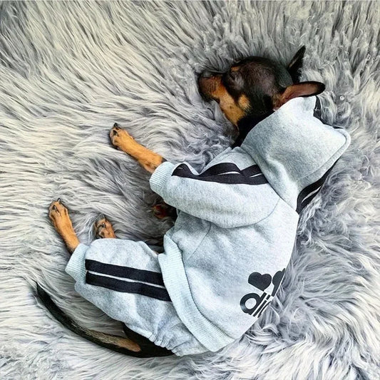 Adidog Jumpsuit Puppy Outfit