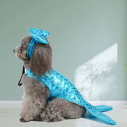 Mermaid Dog Costume S/M/L/XL Funny ,Cute Cosplay Party Dog Photo Shoots