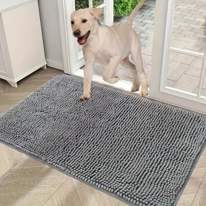 Dog Doormat for Muddy Paws Absorbent Non-slip