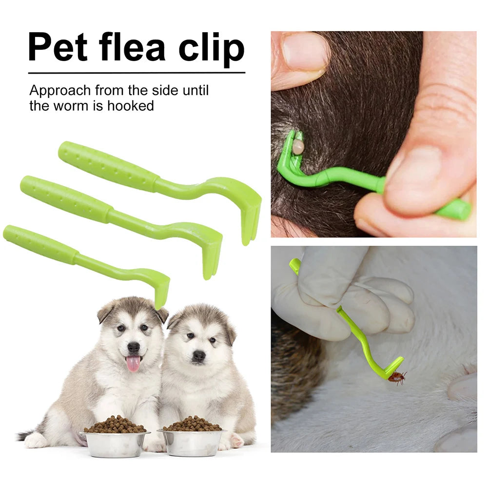 3pcs Tick Remover For Pets