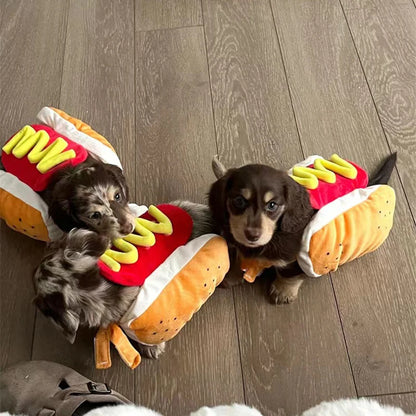 Hot Dog Shaped Adjustable Cat Dog Party Costume